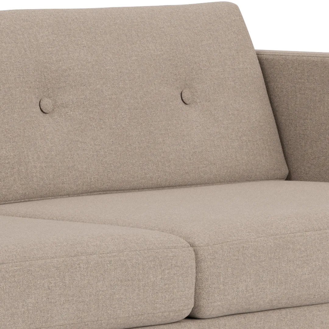 Unit10 L42 Firhøj - 2,5 pers. sofa - Eg - Beige (61)- 2,5 Personers Sofa