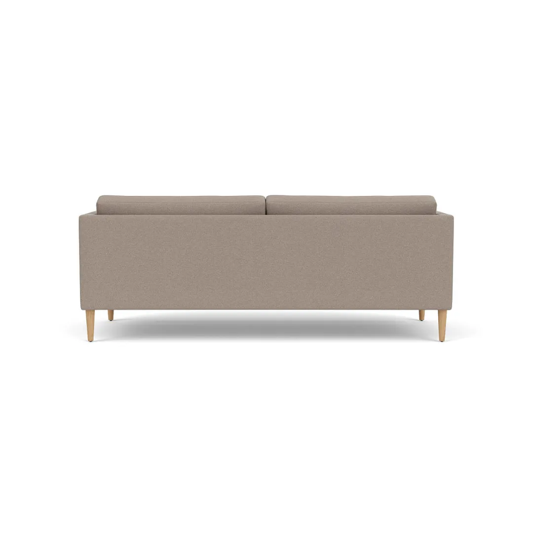 Unit10 L42 Firhøj - 2,5 pers. sofa - Eg - Stone (181)- 2,5 Personers Sofa