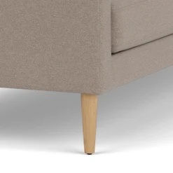 Unit10 L42 Firhøj - 2,5 pers. sofa - Eg - Stone (181)- 2,5 Personers Sofa
