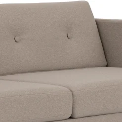 Unit10 L42 Firhøj - 2,5 pers. sofa - Eg - Stone (181)- 2,5 Personers Sofa