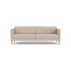 Unit10 L42 Firhøj - 3 pers. sofa - Eg - Beige (213)- 3 Personers Sofa