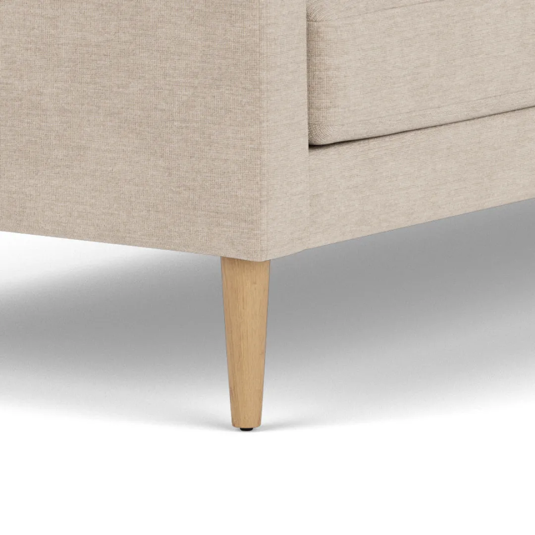 Unit10 L42 Firhøj - 3 pers. sofa - Eg - Beige (213)- 3 Personers Sofa