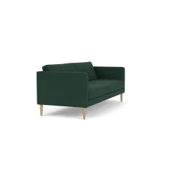 Unit10 L42 Firhøj - 2,5 pers. sofa - Eg - Green (32)- 2,5 Personers Sofa