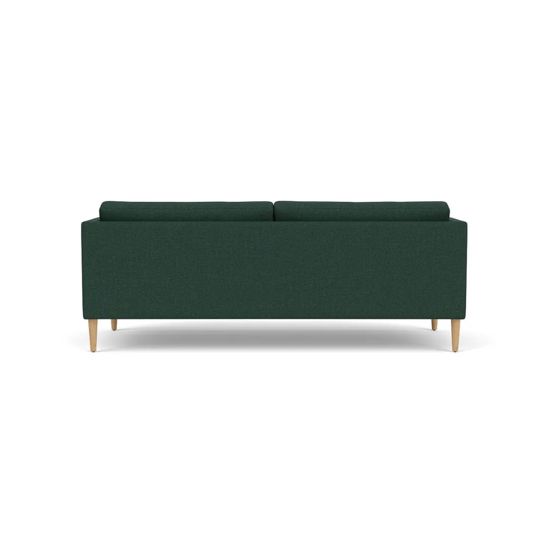 Unit10 L42 Firhøj - 2,5 pers. sofa - Eg - Green (32)- 2,5 Personers Sofa