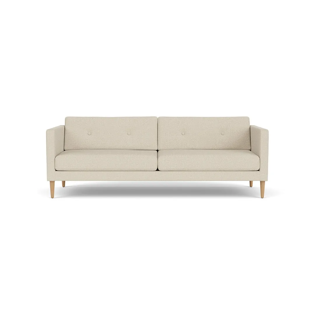Unit10 L42 Firhøj - 3 pers. sofa - Eg - Beige (00)- 3 Personers Sofa