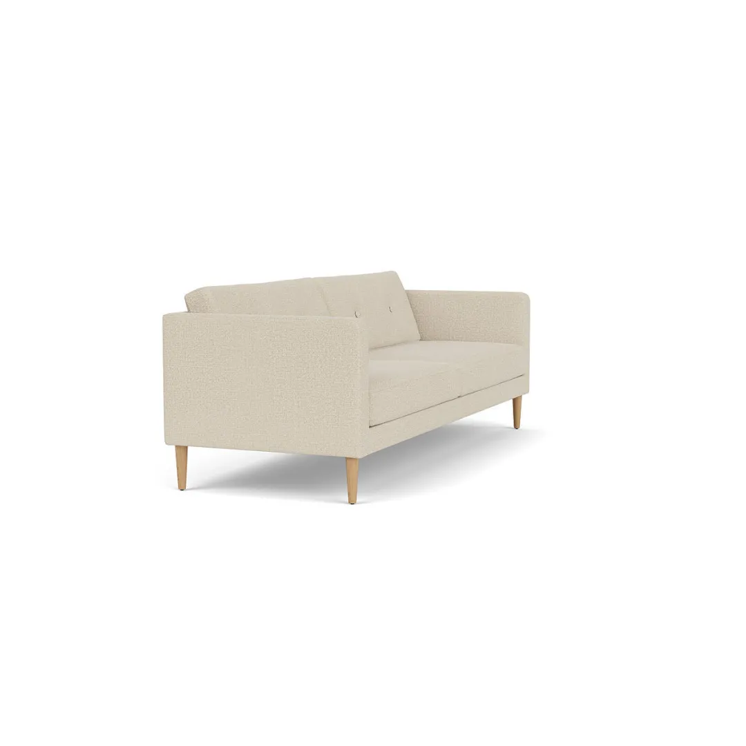 Unit10 L42 Firhøj - 3 pers. sofa - Eg - Beige (00)- 3 Personers Sofa