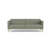 Unit10 L42 Firhøj - 3 pers. sofa - Eg - Green-Melange(56)- 3 Personers Sofa