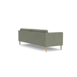 Unit10 L42 Firhøj - 3 pers. sofa - Eg - Green-Melange(56)- 3 Personers Sofa