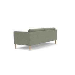 Unit10 L42 Firhøj - 3 pers. sofa - Eg - Green-Melange(56)- 3 Personers Sofa