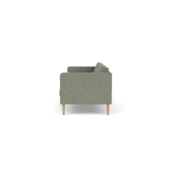Unit10 L42 Firhøj - 3 pers. sofa - Eg - Green-Melange(56)- 3 Personers Sofa