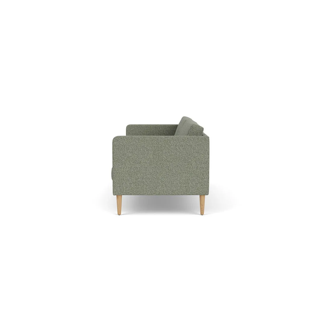 Unit10 L42 Firhøj - 3 pers. sofa - Eg - Green-Melange(56)- 3 Personers Sofa