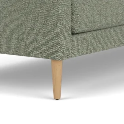 Unit10 L42 Firhøj - 3 pers. sofa - Eg - Green-Melange(56)- 3 Personers Sofa