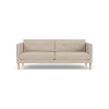 Unit10 L42 Firhøj - 2,5 pers. sofa - Eg - Beige (213)- 2,5 Personers Sofa
