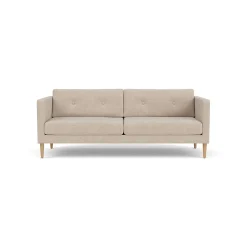 Unit10 L42 Firhøj - 2,5 pers. sofa - Eg - Beige (213)- 2,5 Personers Sofa