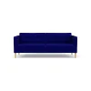 Unit10 L42 Firhøj - 2,5 pers. sofa - Eg - Blue (43)- 2,5 Personers Sofa