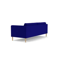 Unit10 L42 Firhøj - 2,5 pers. sofa - Eg - Blue (43)- 2,5 Personers Sofa