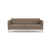Unit10 L42 Firhøj - 2,5 pers. sofa - Eg - Taupe (233)- 2,5 Personers Sofa