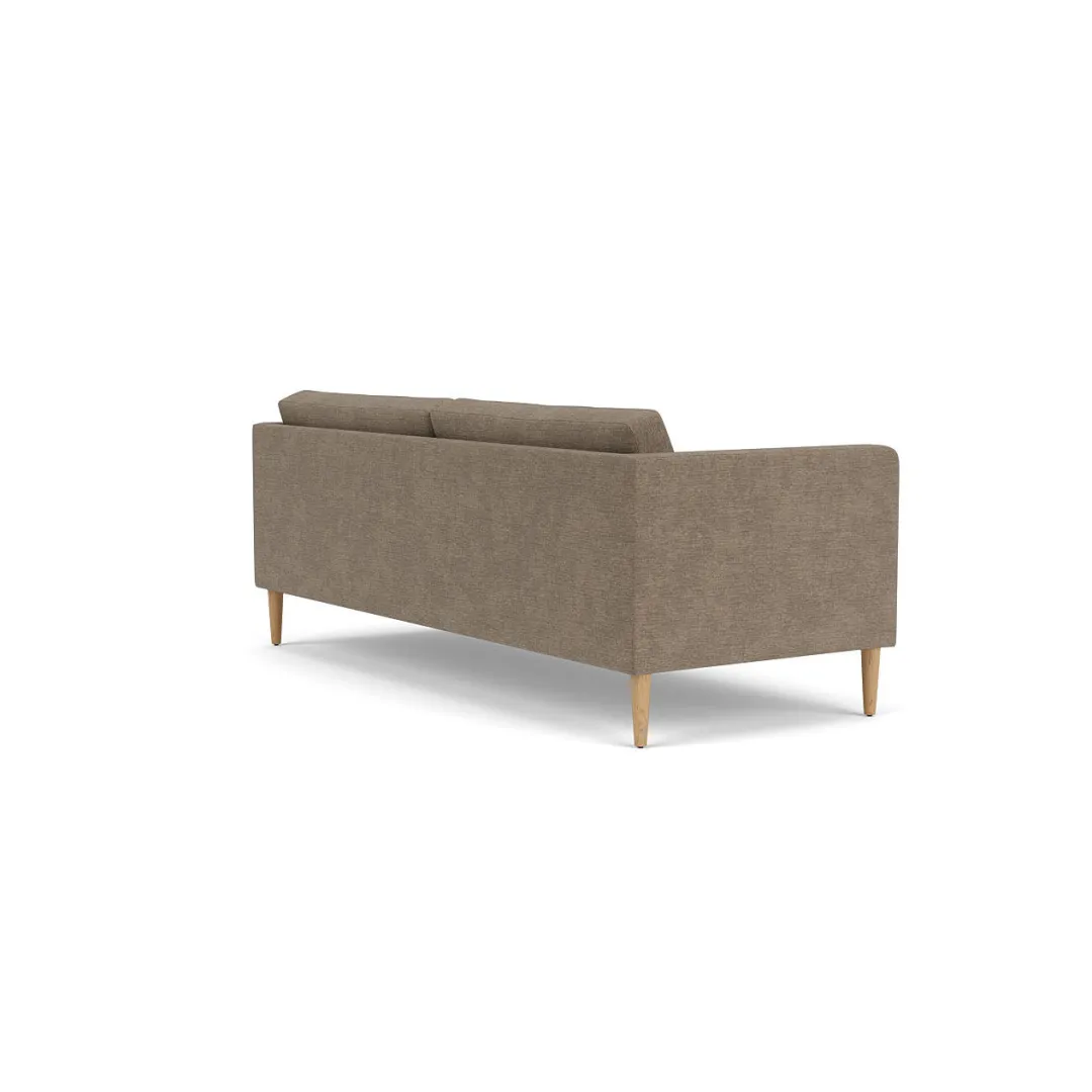 Unit10 L42 Firhøj - 2,5 pers. sofa - Eg - Taupe (233)- 2,5 Personers Sofa
