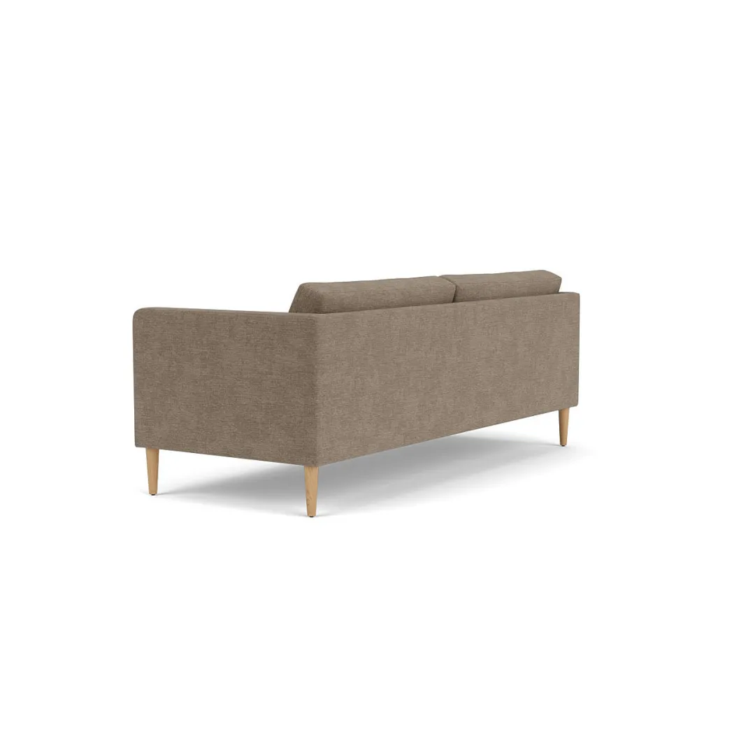 Unit10 L42 Firhøj - 2,5 pers. sofa - Eg - Taupe (233)- 2,5 Personers Sofa