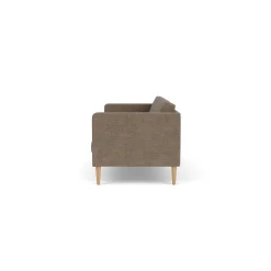 Unit10 L42 Firhøj - 2,5 pers. sofa - Eg - Taupe (233)- 2,5 Personers Sofa