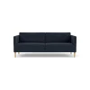 Unit10 L42 Firhøj - 2,5 pers. sofa - Eg - Dark Blue (36)- 2,5 Personers Sofa