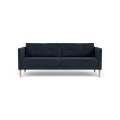 Unit10 L42 Firhøj - 2,5 pers. sofa - Eg - Dark Blue (36)- 2,5 Personers Sofa