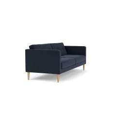 Unit10 L42 Firhøj - 2,5 pers. sofa - Eg - Dark Blue (36)- 2,5 Personers Sofa