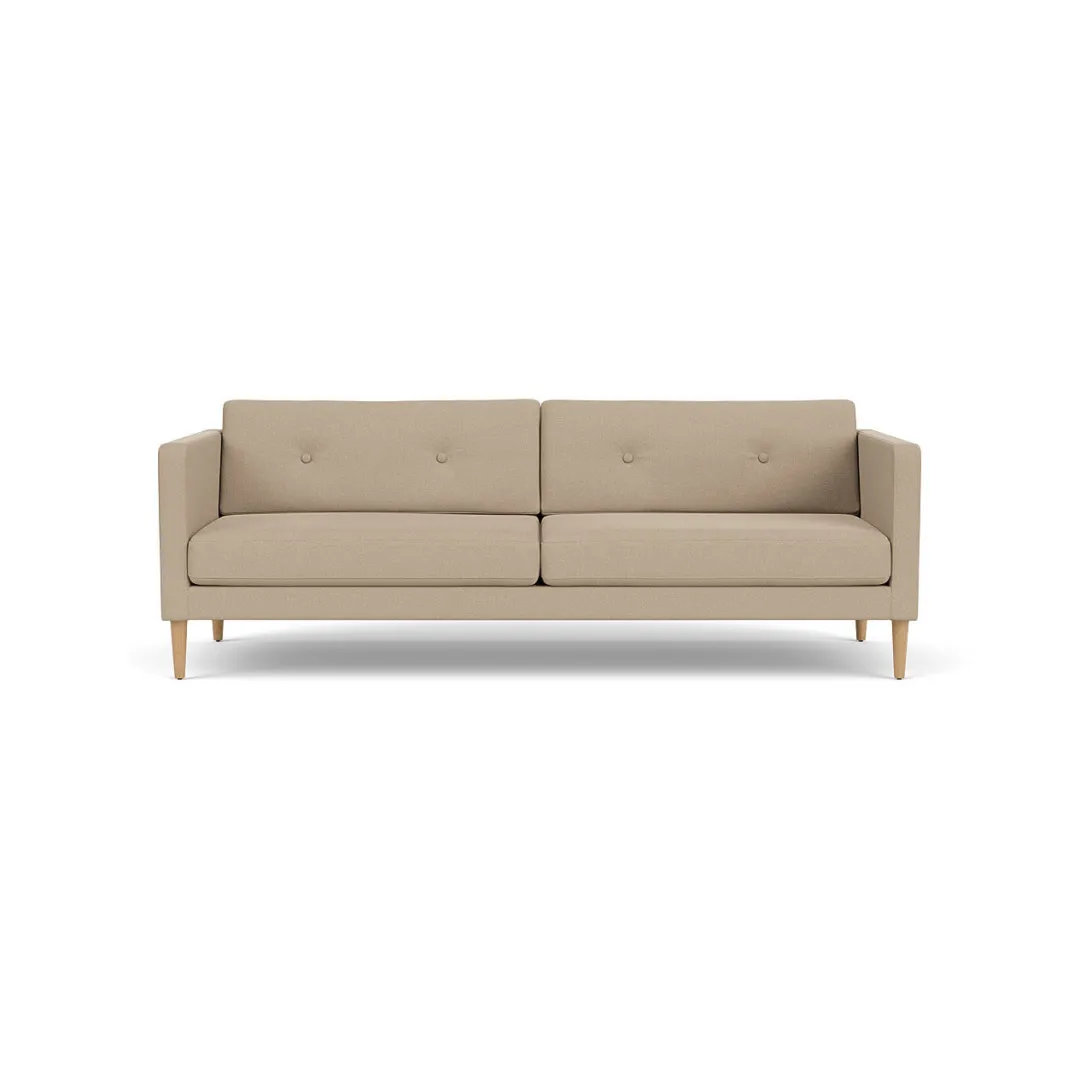 Unit10 L42 Firhøj - 3 pers. sofa - Eg - Beige (61252)- 3 Personers Sofa