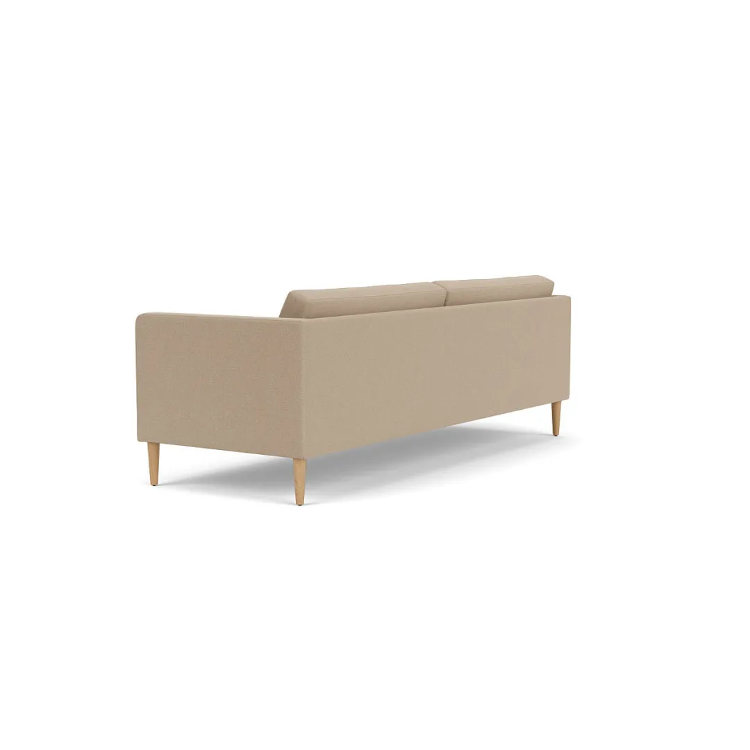 Unit10 L42 Firhøj - 3 pers. sofa - Eg - Beige (61252)- 3 Personers Sofa