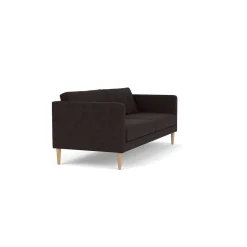 Unit10 L42 Firhøj - 2,5 pers. sofa - Eg - Black-Brown- 2,5 Personers Sofa