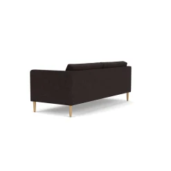 Unit10 L42 Firhøj - 2,5 pers. sofa - Eg - Black-Brown- 2,5 Personers Sofa