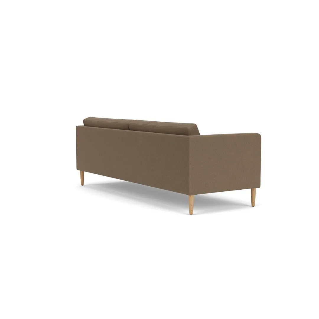 Unit10 L42 Firhøj - 3 pers. sofa - Eg - Taupe (61230)- 3 Personers Sofa
