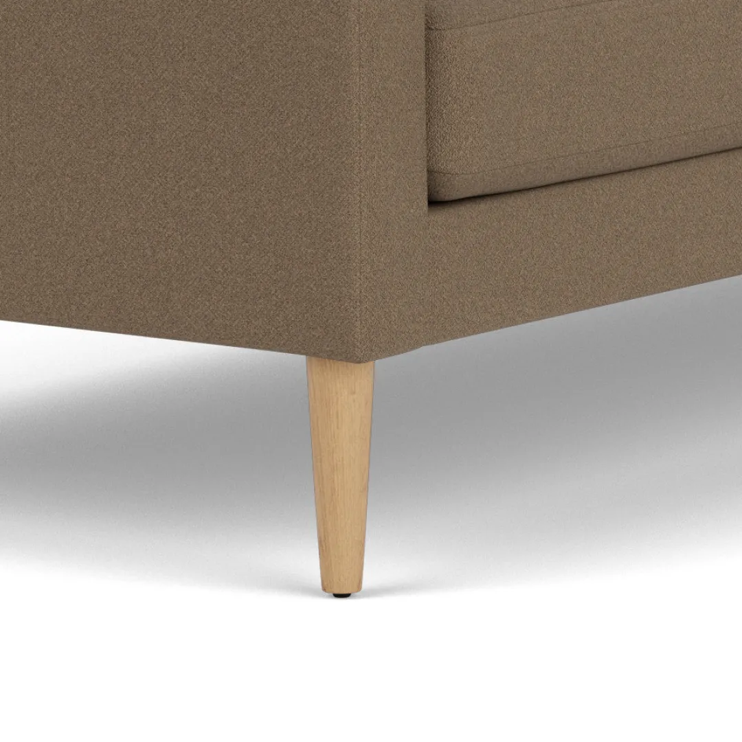 Unit10 L42 Firhøj - 3 pers. sofa - Eg - Taupe (61230)- 3 Personers Sofa