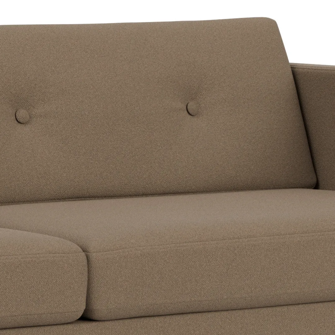Unit10 L42 Firhøj - 3 pers. sofa - Eg - Taupe (61230)- 3 Personers Sofa