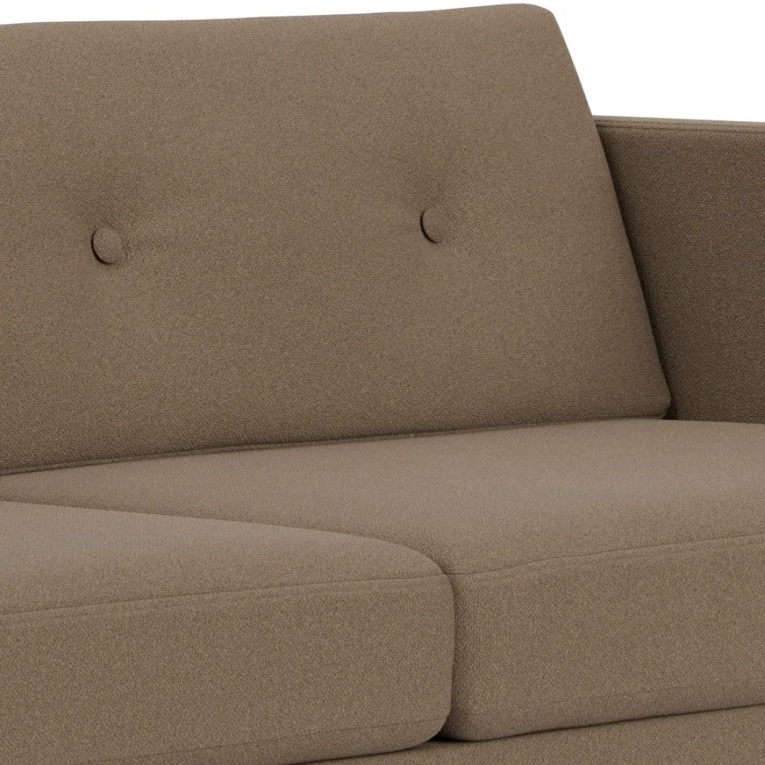 Unit10 L42 Firhøj - 2,5 pers. sofa - Eg - Taupe (61230)- 2,5 Personers Sofa