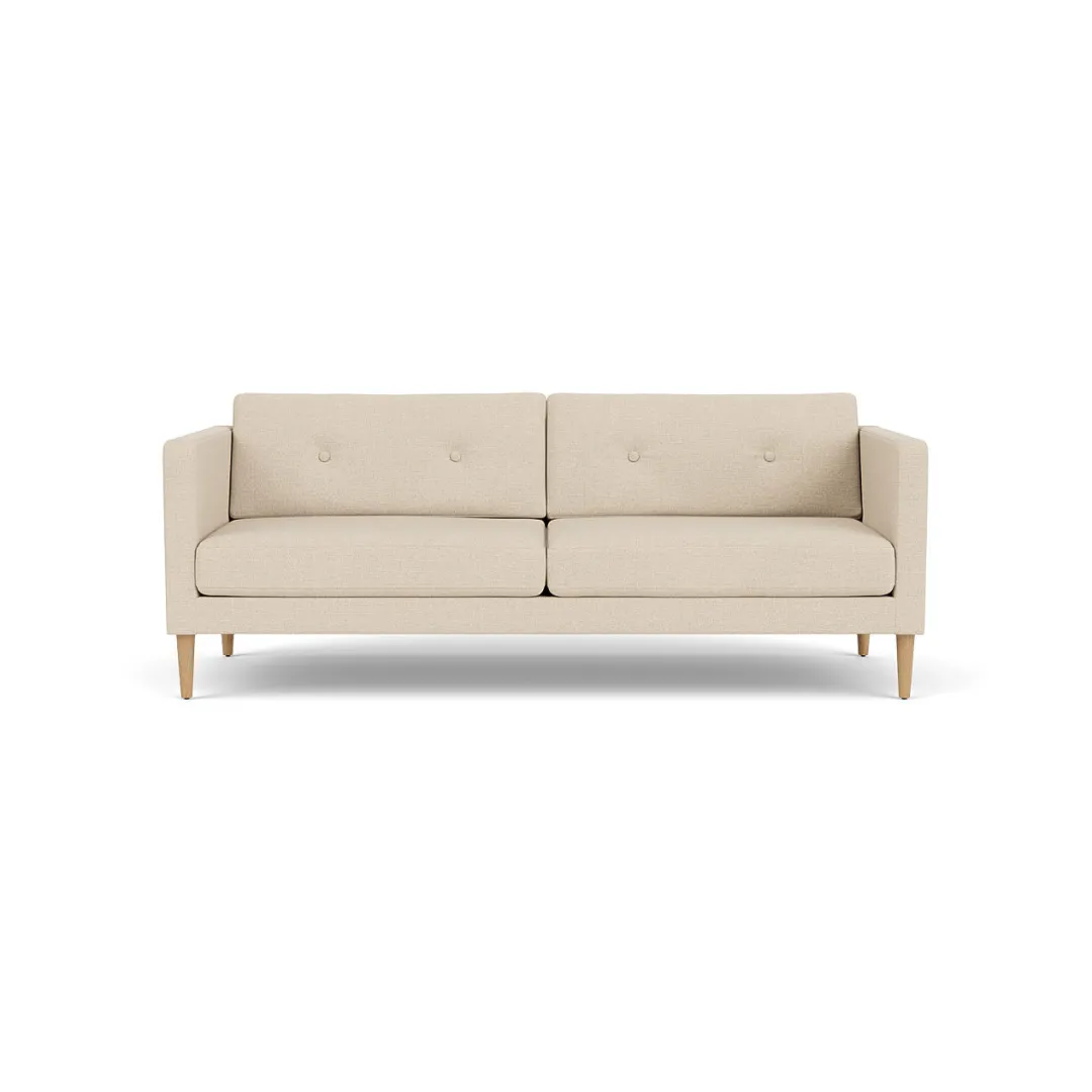 Unit10 L42 Firhøj - 2,5 pers. sofa - Eg - Beige (90)- 2,5 Personers Sofa