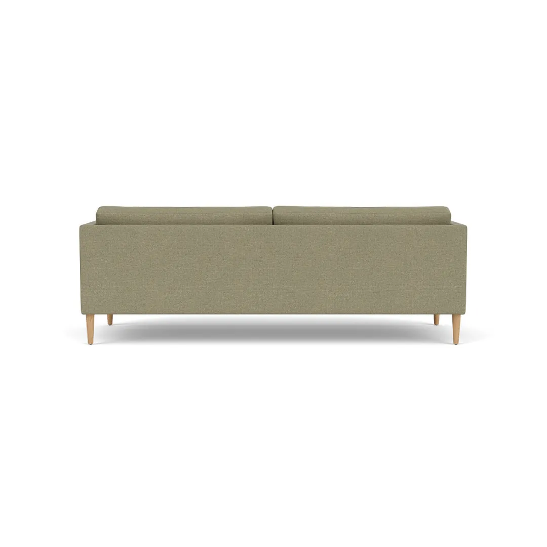 Unit10 L42 Firhøj - 3 pers. sofa - Eg - Green (58)- 3 Personers Sofa