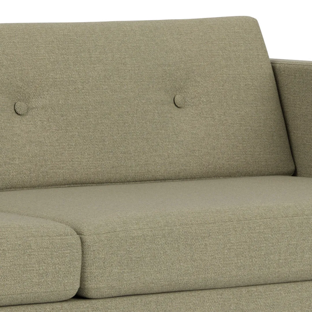 Unit10 L42 Firhøj - 3 pers. sofa - Eg - Green (58)- 3 Personers Sofa