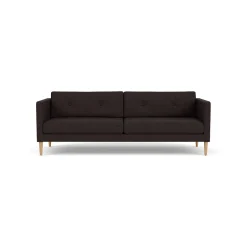Unit10 L42 Firhøj - 3 pers. sofa - Eg - Black-Brown- 3 Personers Sofa