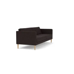 Unit10 L42 Firhøj - 3 pers. sofa - Eg - Black-Brown- 3 Personers Sofa