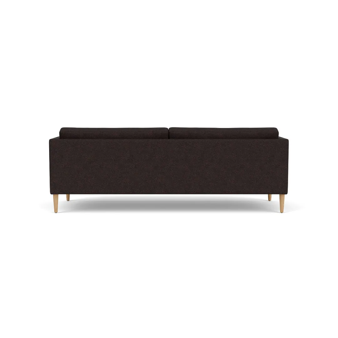 Unit10 L42 Firhøj - 3 pers. sofa - Eg - Black-Brown- 3 Personers Sofa