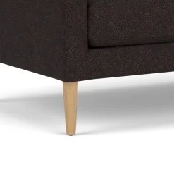 Unit10 L42 Firhøj - 3 pers. sofa - Eg - Black-Brown- 3 Personers Sofa