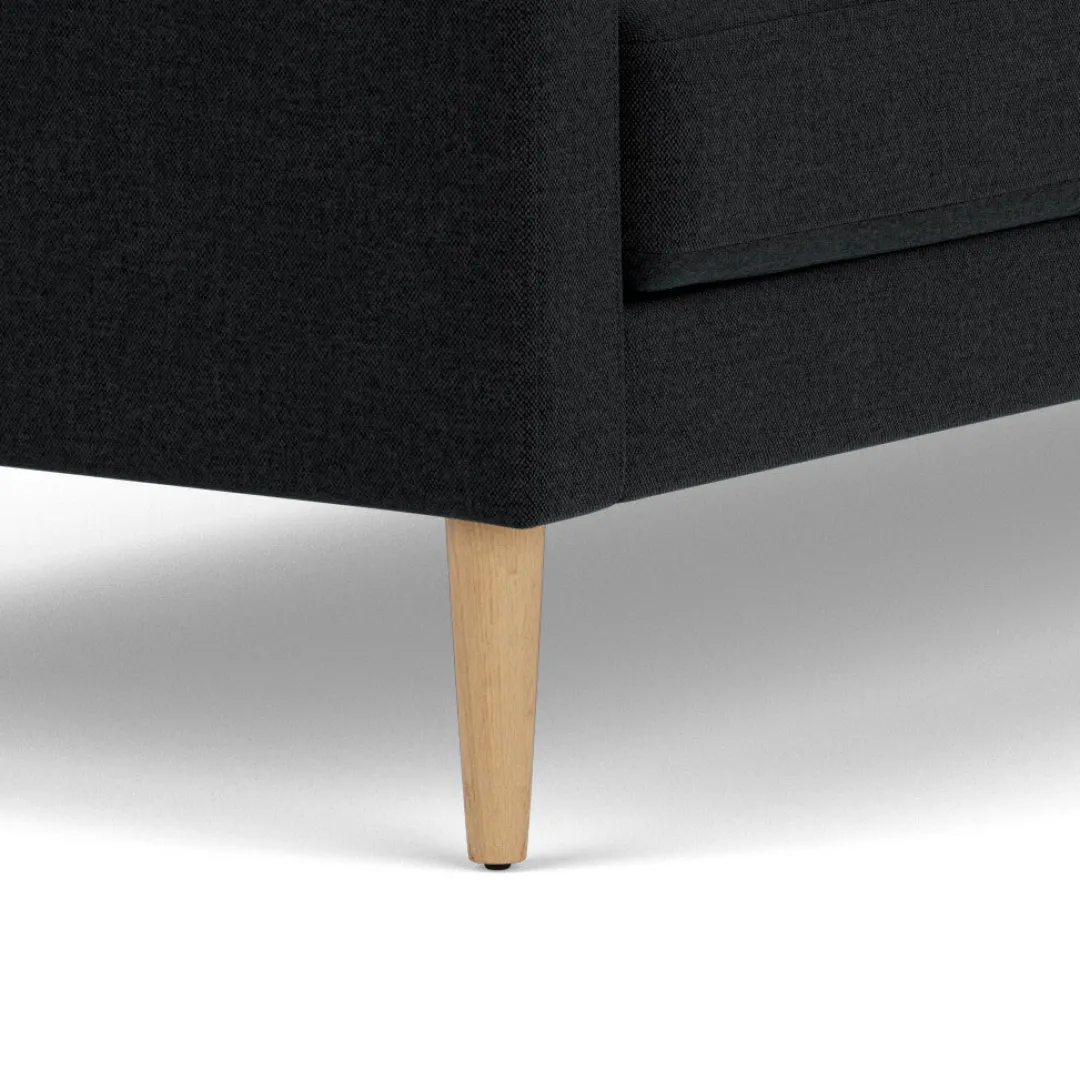 Unit10 L42 Firhøj - 3 pers. sofa - Eg - Dark Grey (28)- 3 Personers Sofa