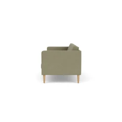 Unit10 L42 Firhøj - 2,5 pers. sofa - Eg - Green (58)- 2,5 Personers Sofa