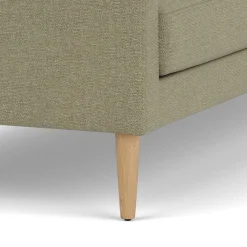 Unit10 L42 Firhøj - 2,5 pers. sofa - Eg - Green (58)- 2,5 Personers Sofa