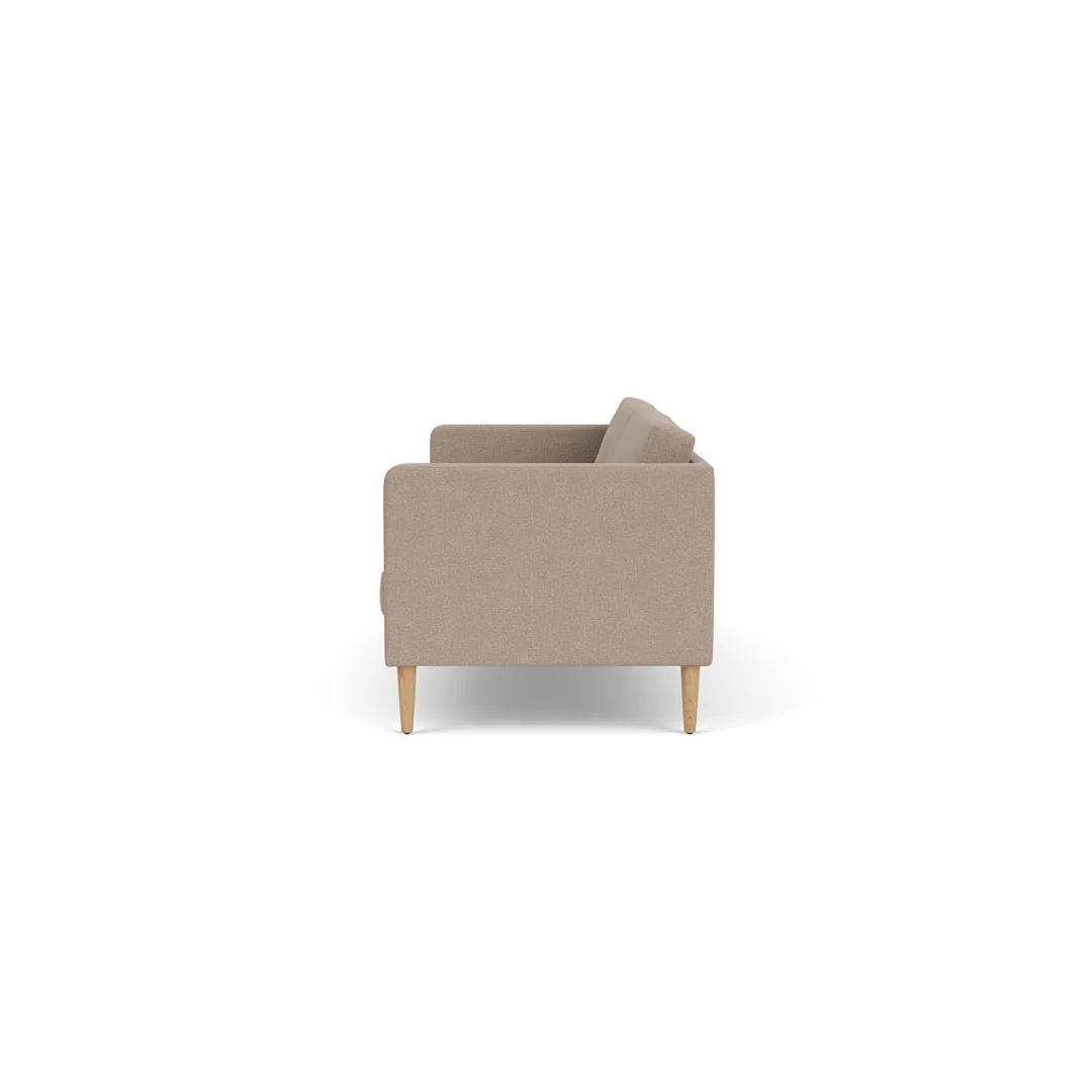 Unit10 L42 Firhøj - 3 pers. sofa - Eg - Beige (61)- 3 Personers Sofa