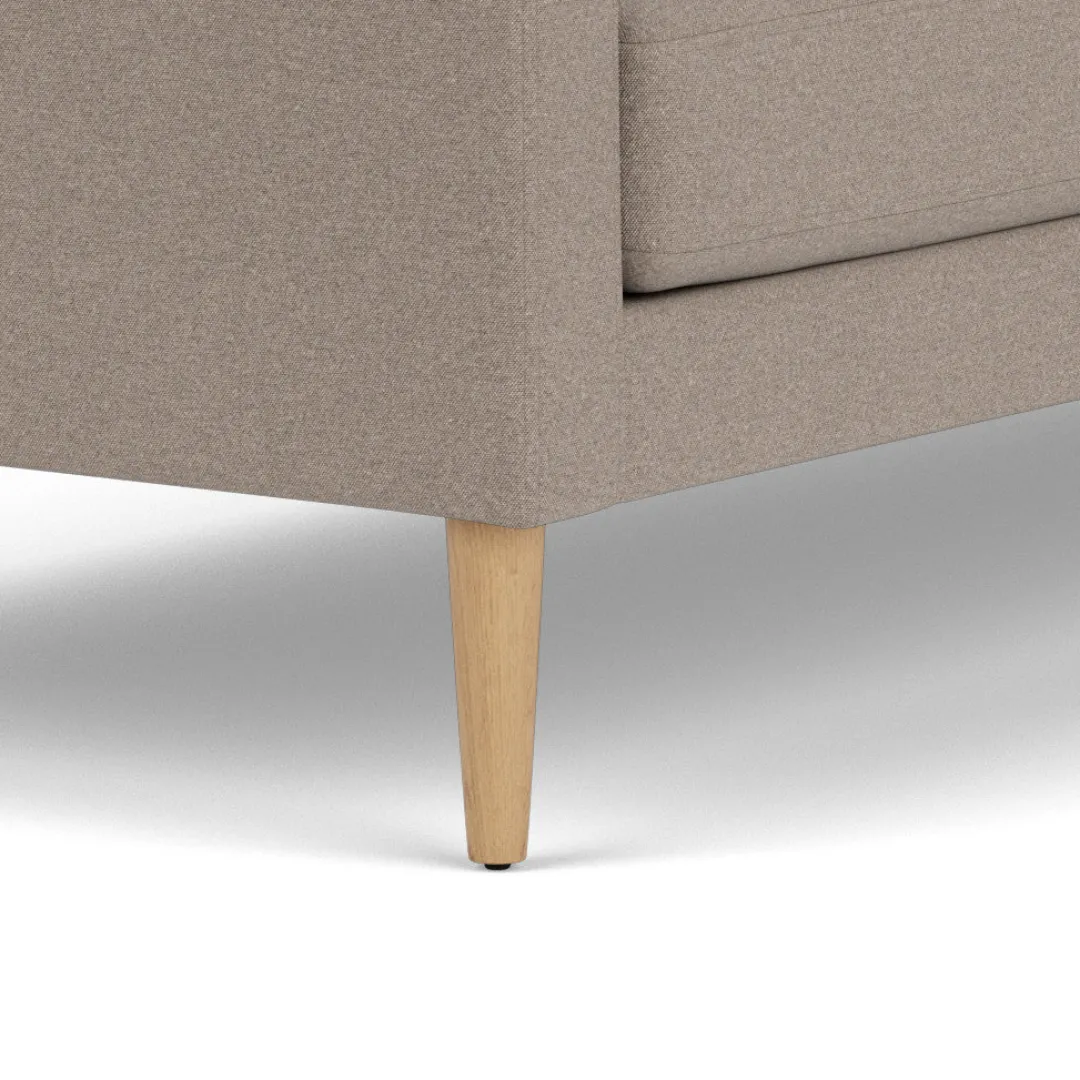 Unit10 L42 Firhøj - 3 pers. sofa - Eg - Stone (181)- 3 Personers Sofa