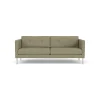Unit10 L42 Firhøj - 2,5 pers. sofa - Stål - Green (58)- 2,5 Personers Sofa