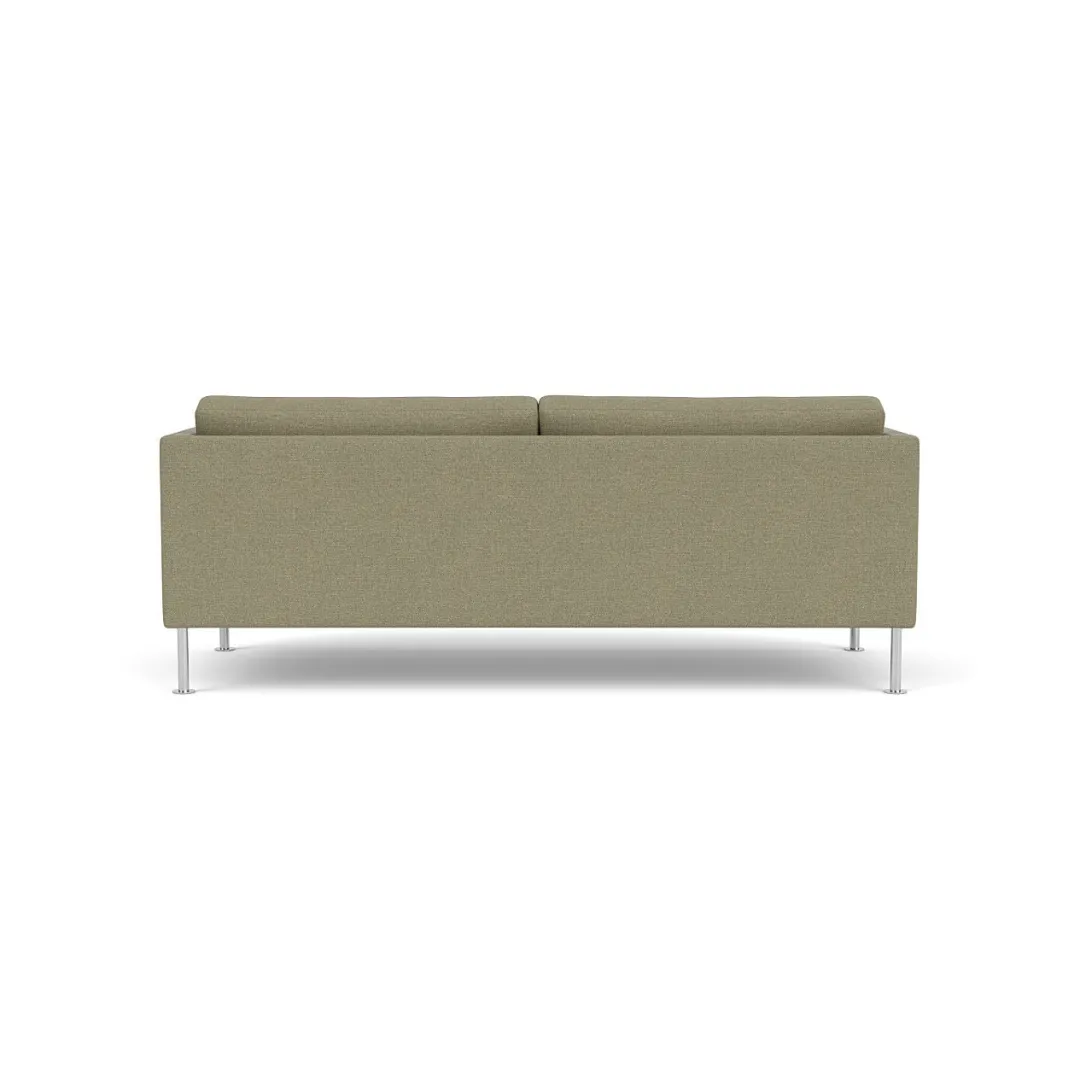 Unit10 L42 Firhøj - 2,5 pers. sofa - Stål - Green (58)- 2,5 Personers Sofa