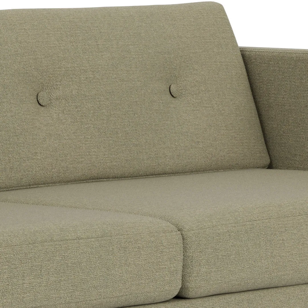 Unit10 L42 Firhøj - 2,5 pers. sofa - Stål - Green (58)- 2,5 Personers Sofa